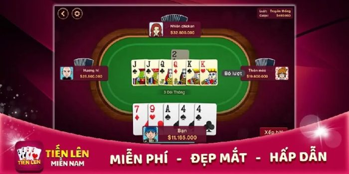 Các game đánh bài đổi thưởng - Tiến Lên Miền Nam